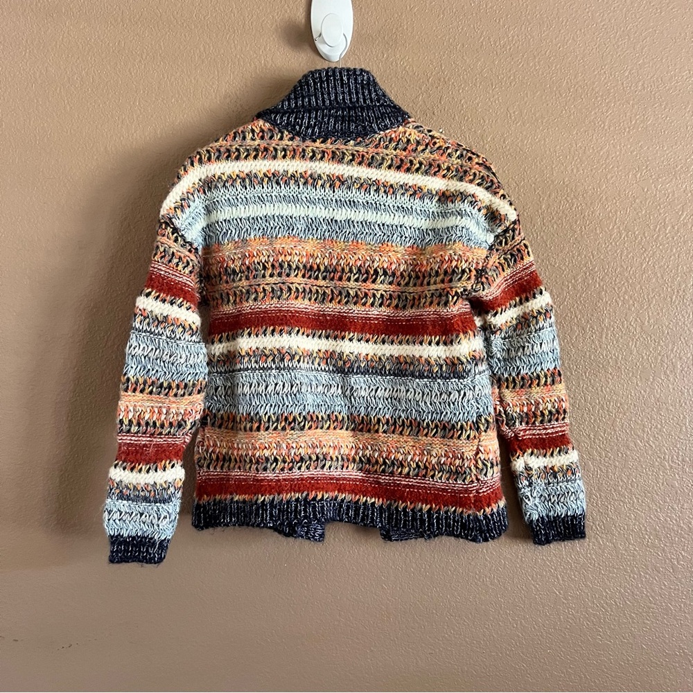 Anthropologie Knitted and Knotted Wool Bland Open Cardigan Size Small - Picture 6 of 7